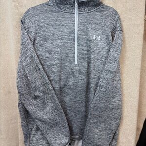 Under Armour Heathered Gray Pullover and Sweatpants